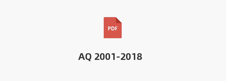 AQ 2001-2018